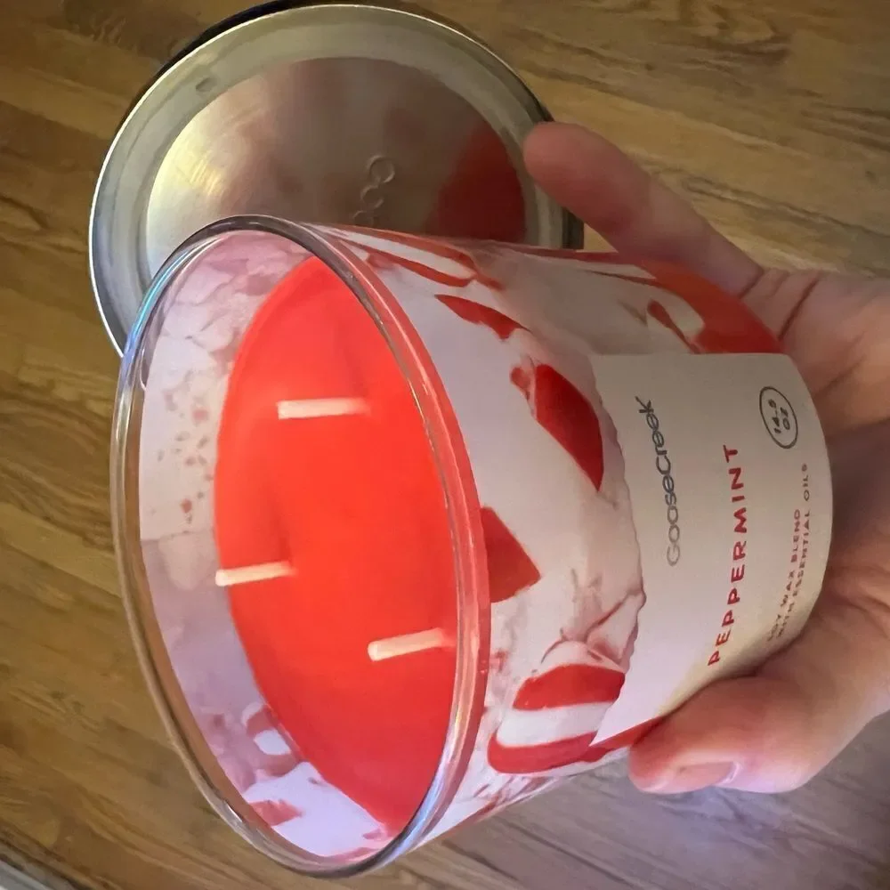 Goose Creek Peppermintnt 3 Wick Candle 14.5 Oz